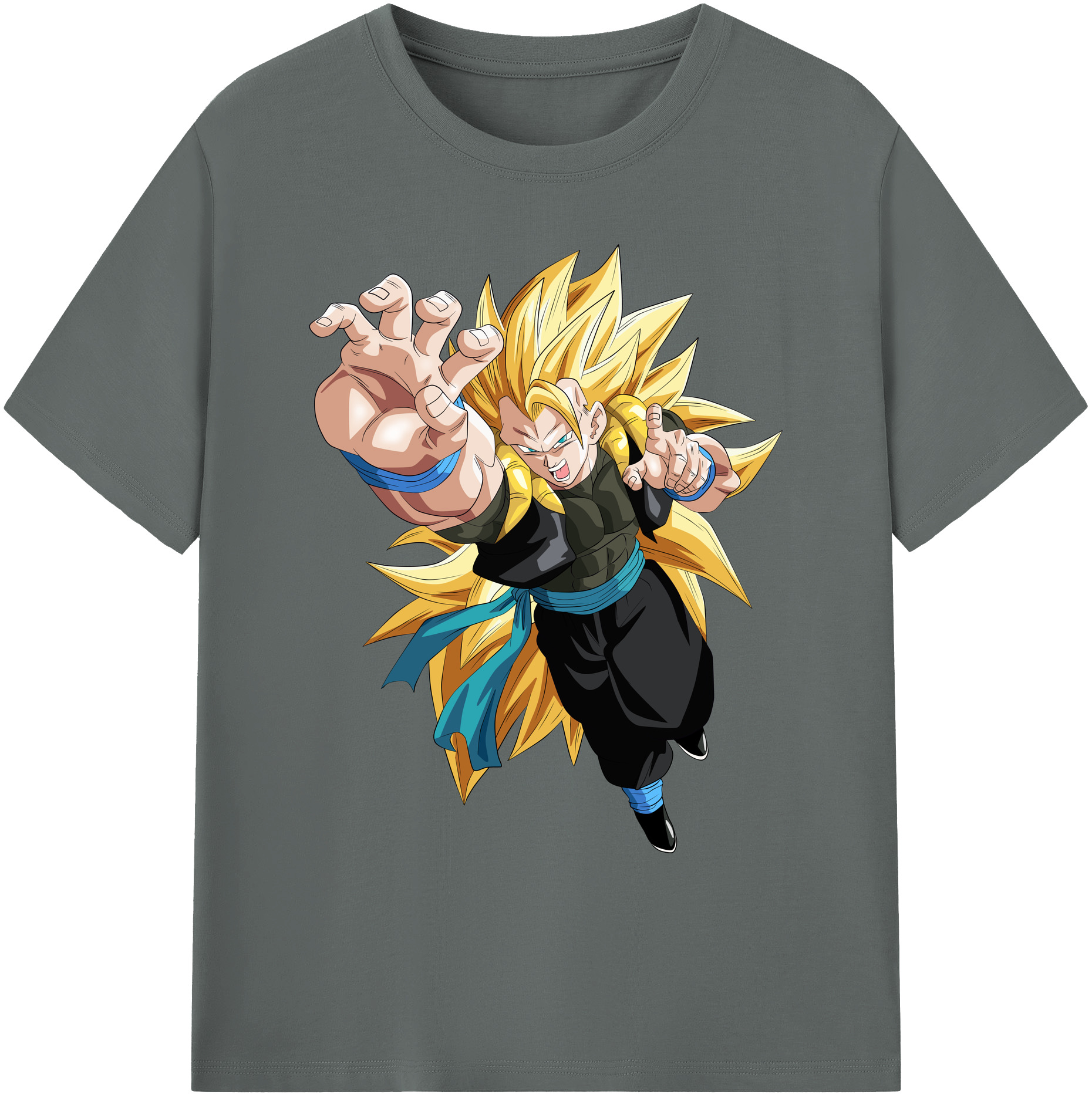 （画像用） ドラゴンボール ベジータ四世（Bejīta Yonsei）DRAGON BALL Vegeta IV 綿100％ メンズ半袖Tシャツ｜肌触りやわらか＆通気性